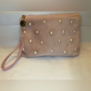 Ulta Beauty Pink Cosmetic Bag/Wristlet